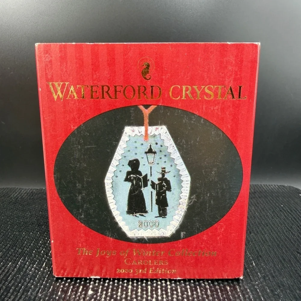 Waterford Crystal 2000 Carolers Ornament Joys‎ of Winter 3rd Edition New in Box